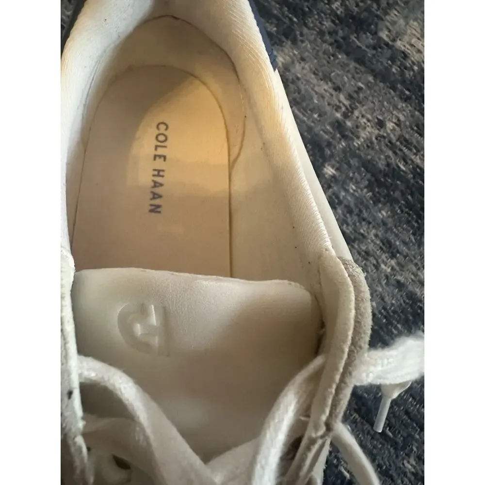Cole Haan Women's Grand Crosscourt Della Sneakers Size 8.5B Leather & Suede